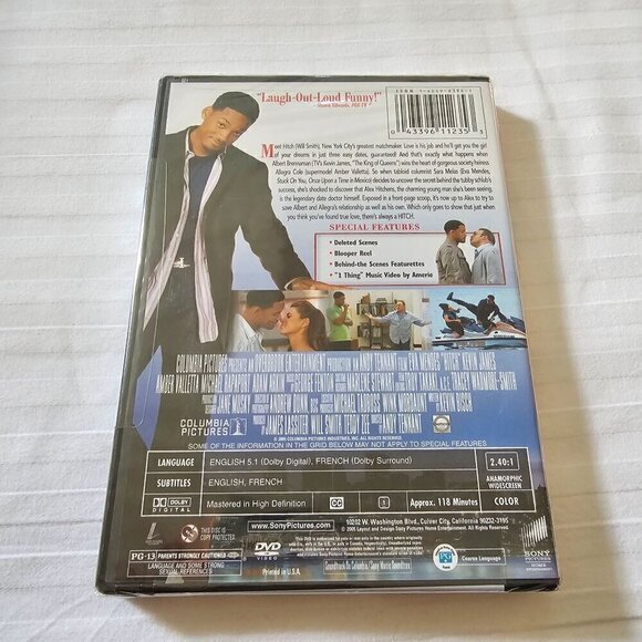 New Will Smith's "Hitch" Widescreen DVD - Picture 2 of 9